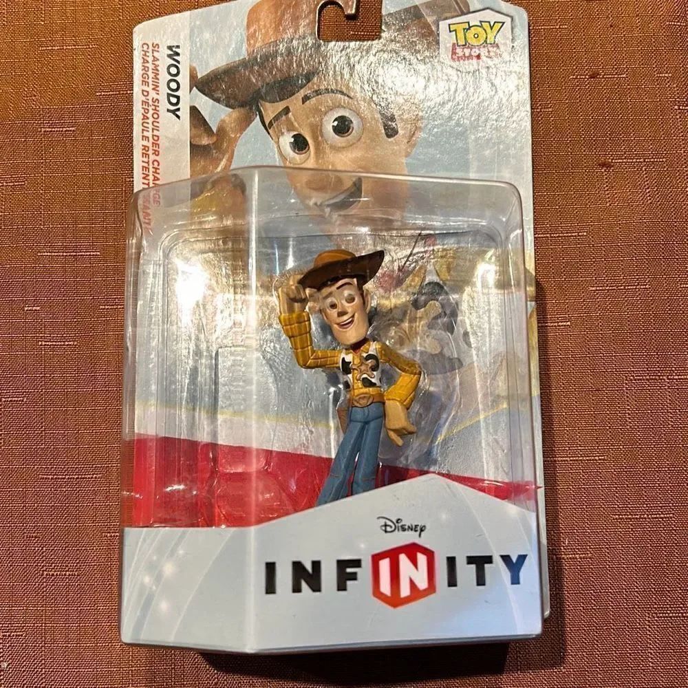 Disney Infinity Woody Figurine NIP Slammin’ Shoulder Charge